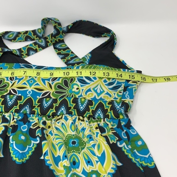 INC Rhinestone Embellished Polyester Spandex Blend Knee Length Halter Dress P - Picture 9 of 9